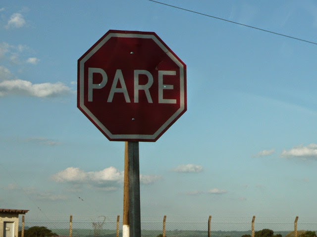 Brazilian Stop Signs are what I joking refer to as "suggestions"