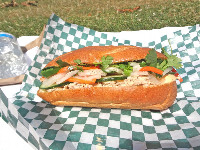 chicken Vietnamese sandwich from Paradiso, vancouver