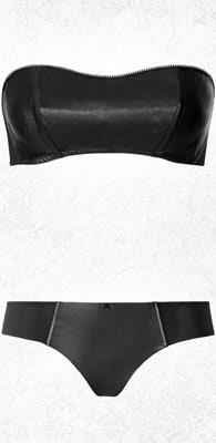 Sujetador de cuero y braguita de piel Intimissimi sujetador cuero braguita piel Intimissimi