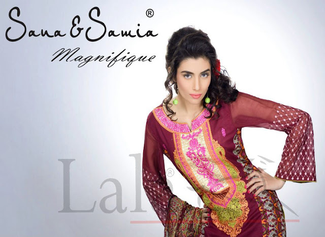 Sana & Samia Magnifique collection 2013 By Lala Textile