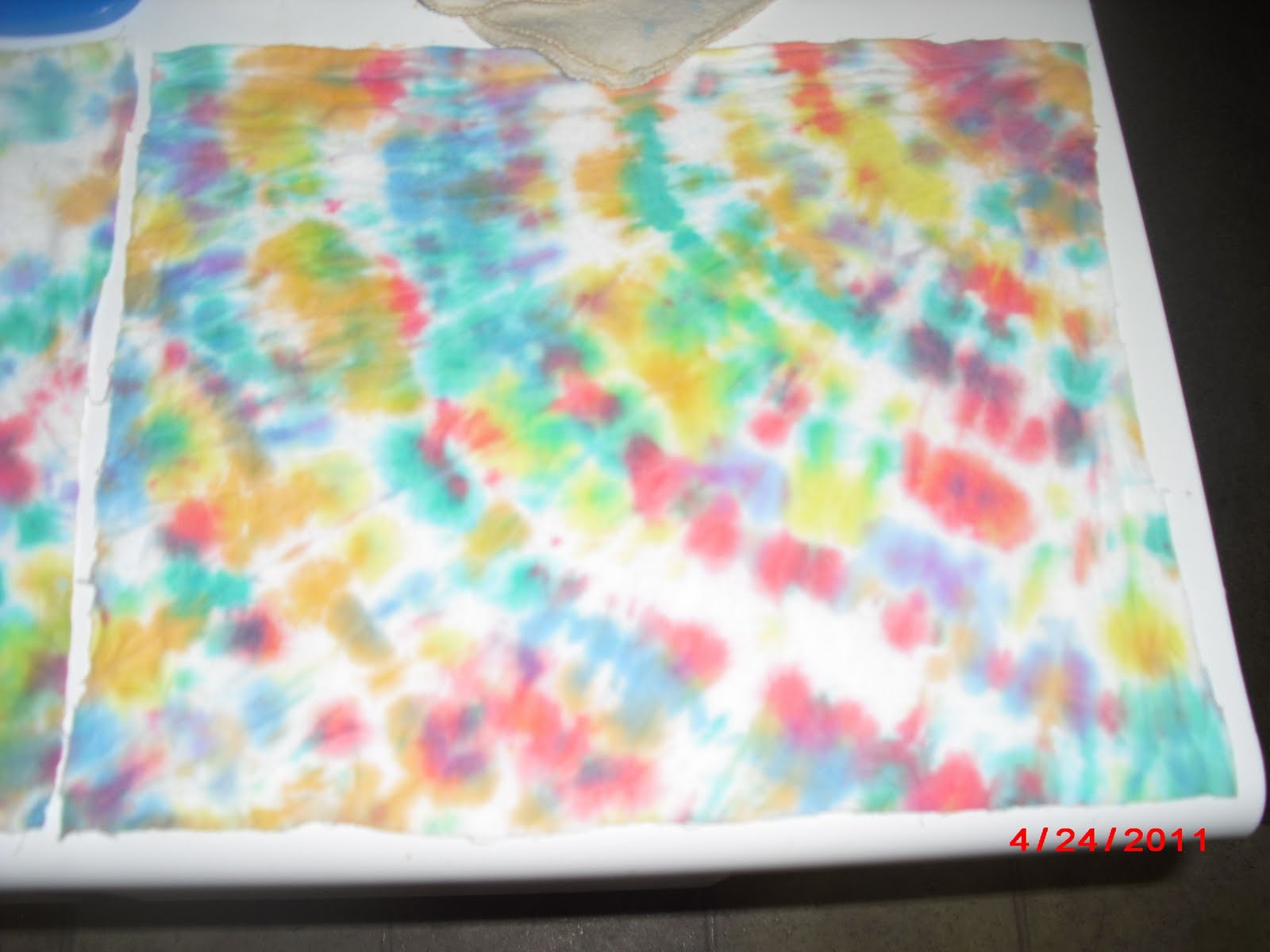 You Made That? Tie Dye Projects from Leftover Easter Egg Dye
