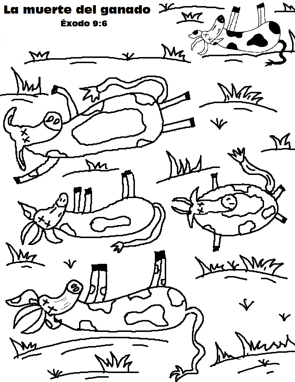 ME ABURRE LA RELIGIÓN PLAGA 5. LA MUERTE DEL GANADO