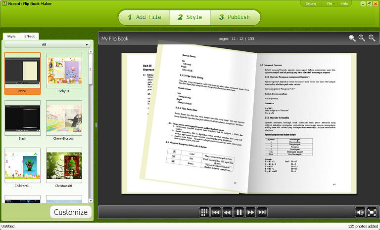 Create a flipbook