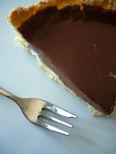 Crostata alla ricotta e ganache al cioccolato... Un sorriso regalato!!!