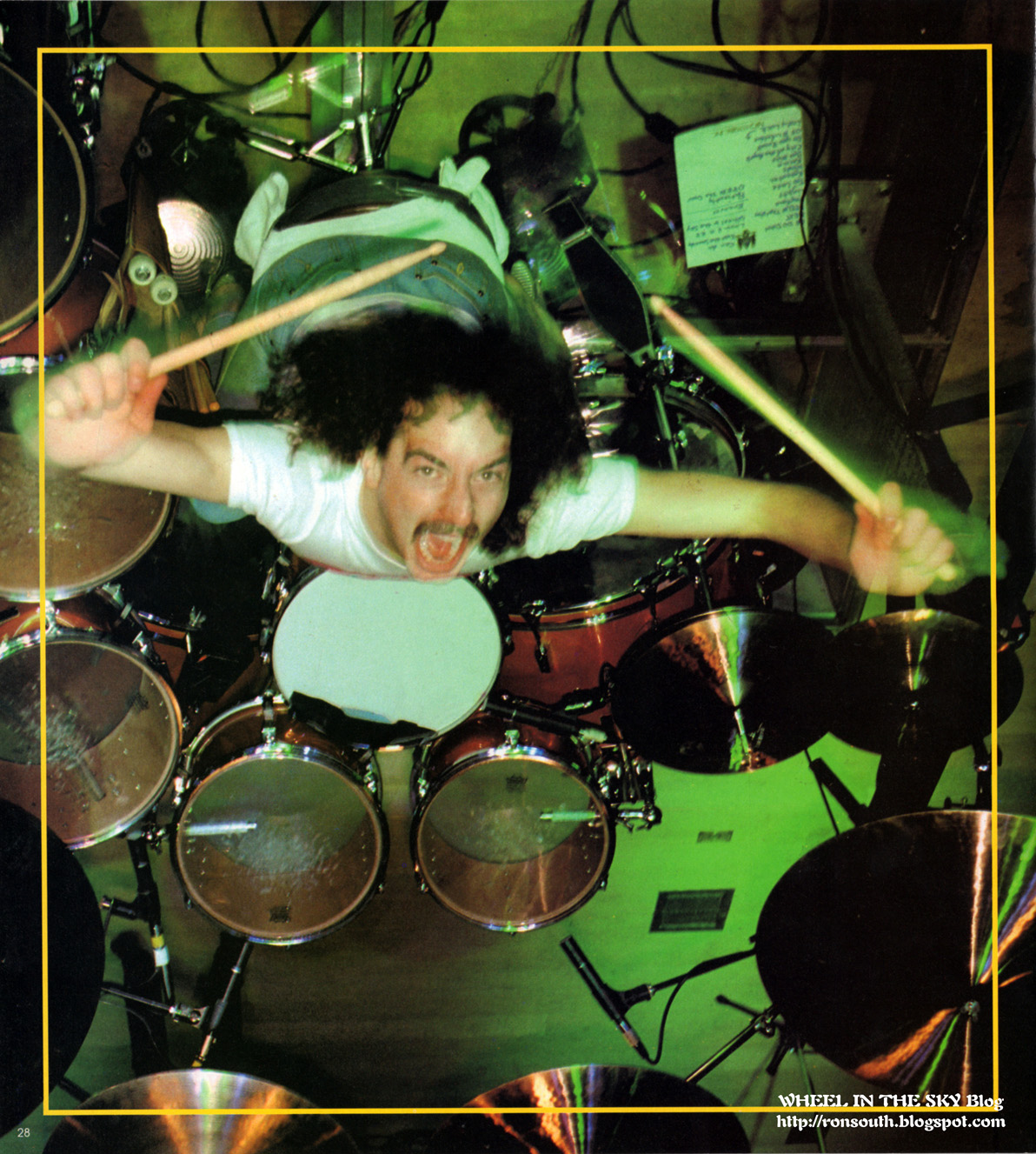 WHEEL IN THE SKY Journey's Escape Tour 19811982 Tour Book Program