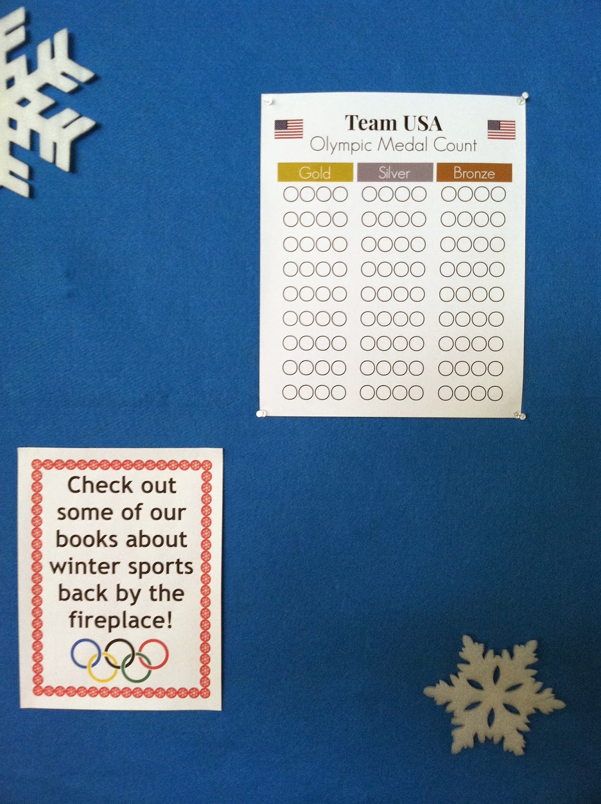 The Lion is a Bookworm: Bulletin Board: Winter Olympics