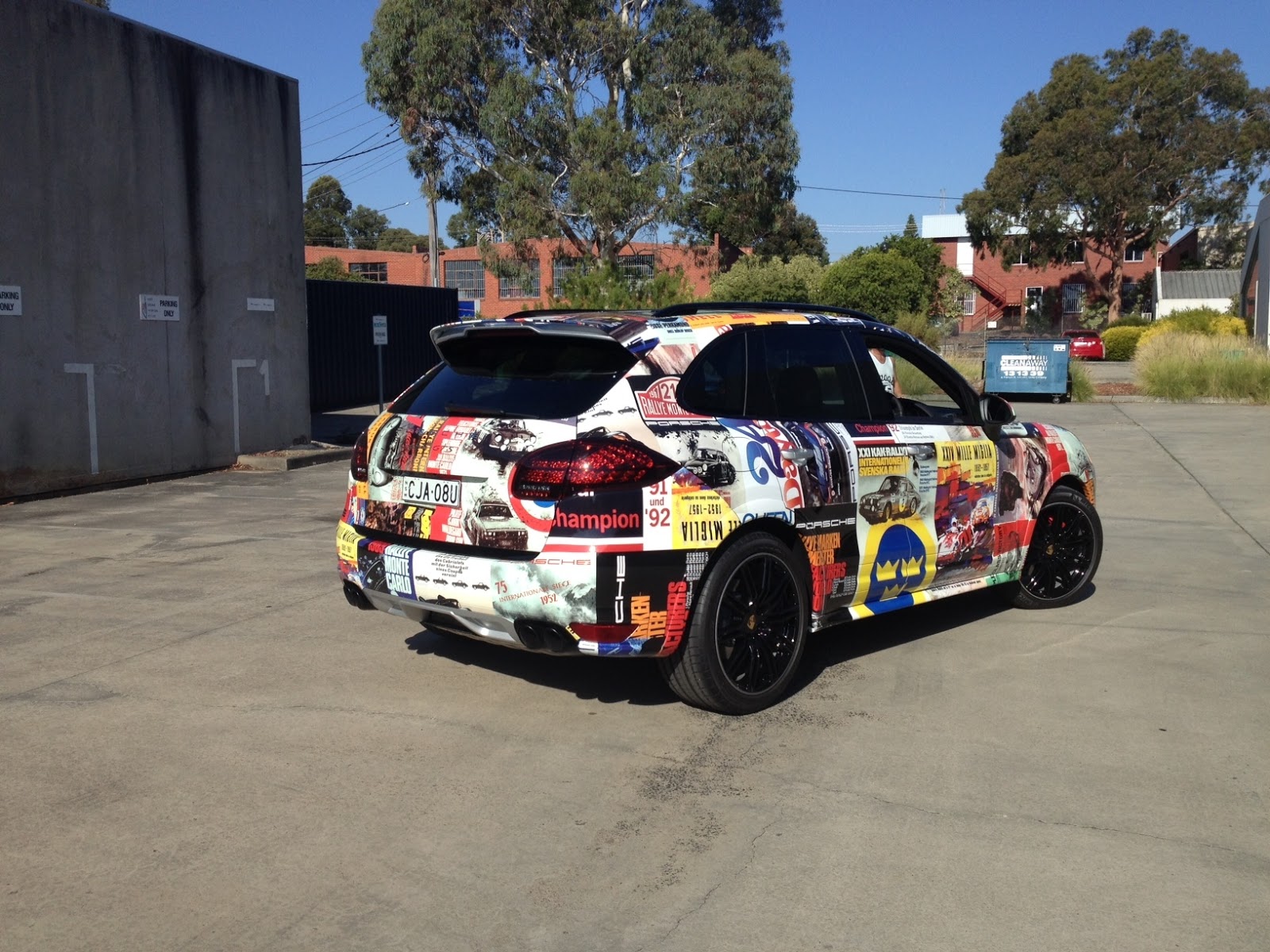 Porsche Cayenne GTS wrap