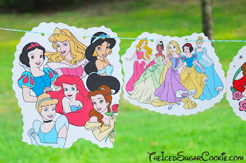 Disney Princesses Birthday Party Banner