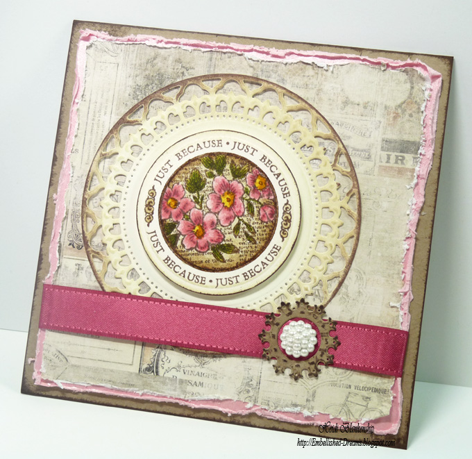Embellished Dreams Just Because Floral Card New Distress Markers