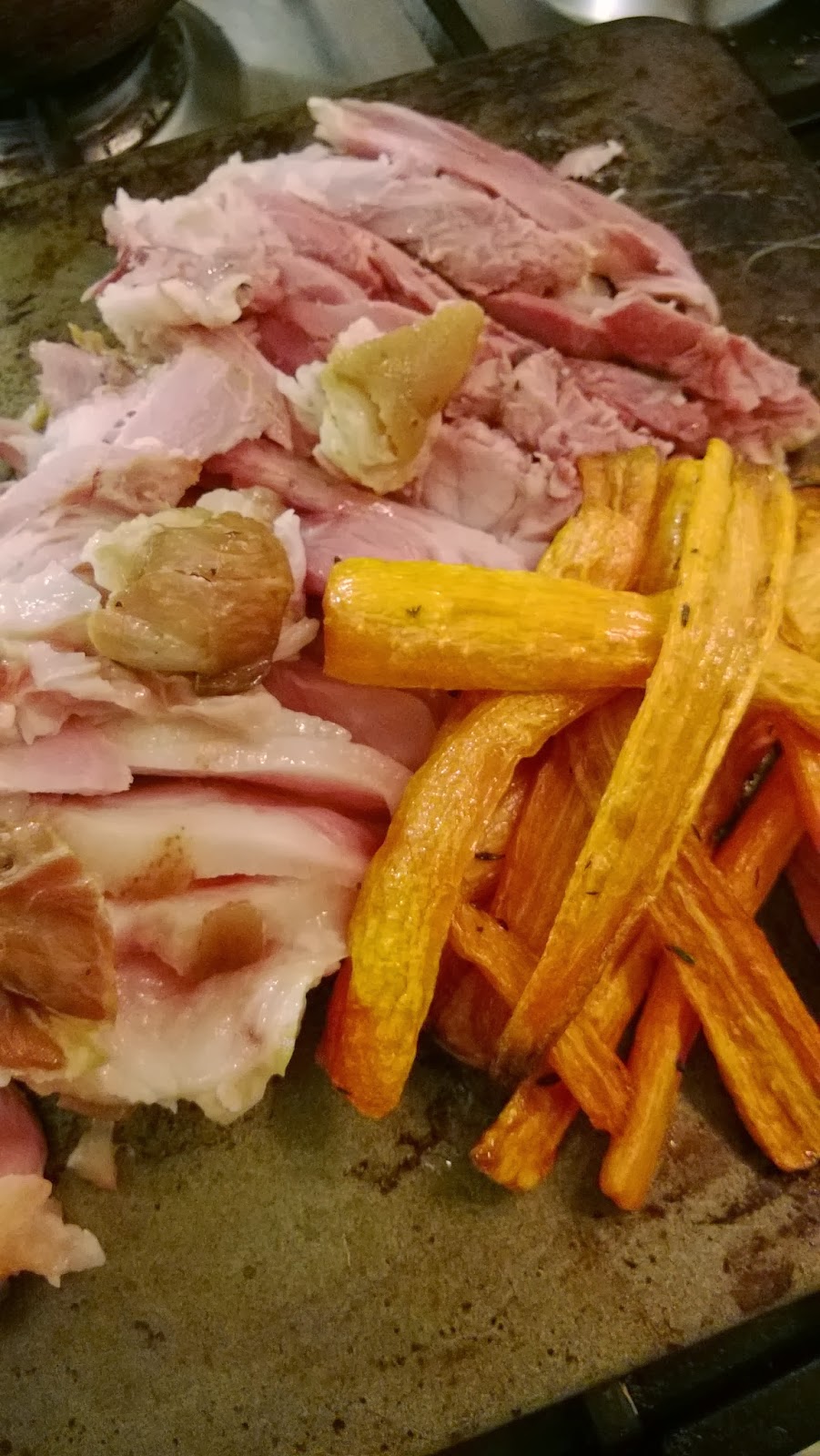 Food Urchin Smoked Ham Hock and Parsley Sauce