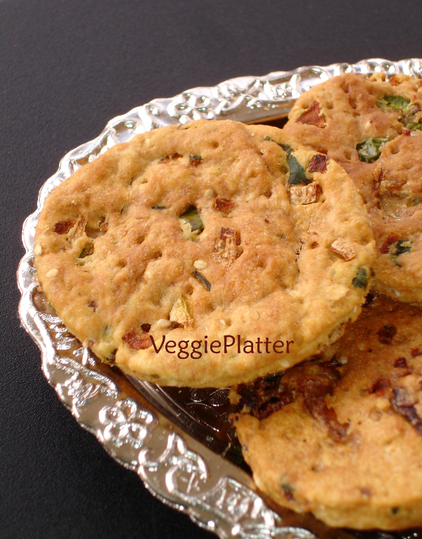 Veggie Platter Baked Nippattu