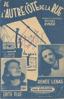 Edith Piaf - De l'autre côté de la rue - France - 1946