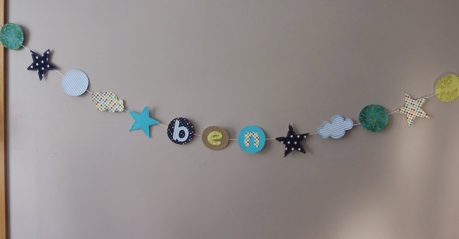 L Atelier Du Lapin Masque Diy Cadeau De Naissance Une Guirlande Pour Ben