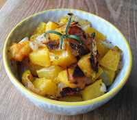 Roasted Herbed Butternut Squash from Top Ate on Your Plate