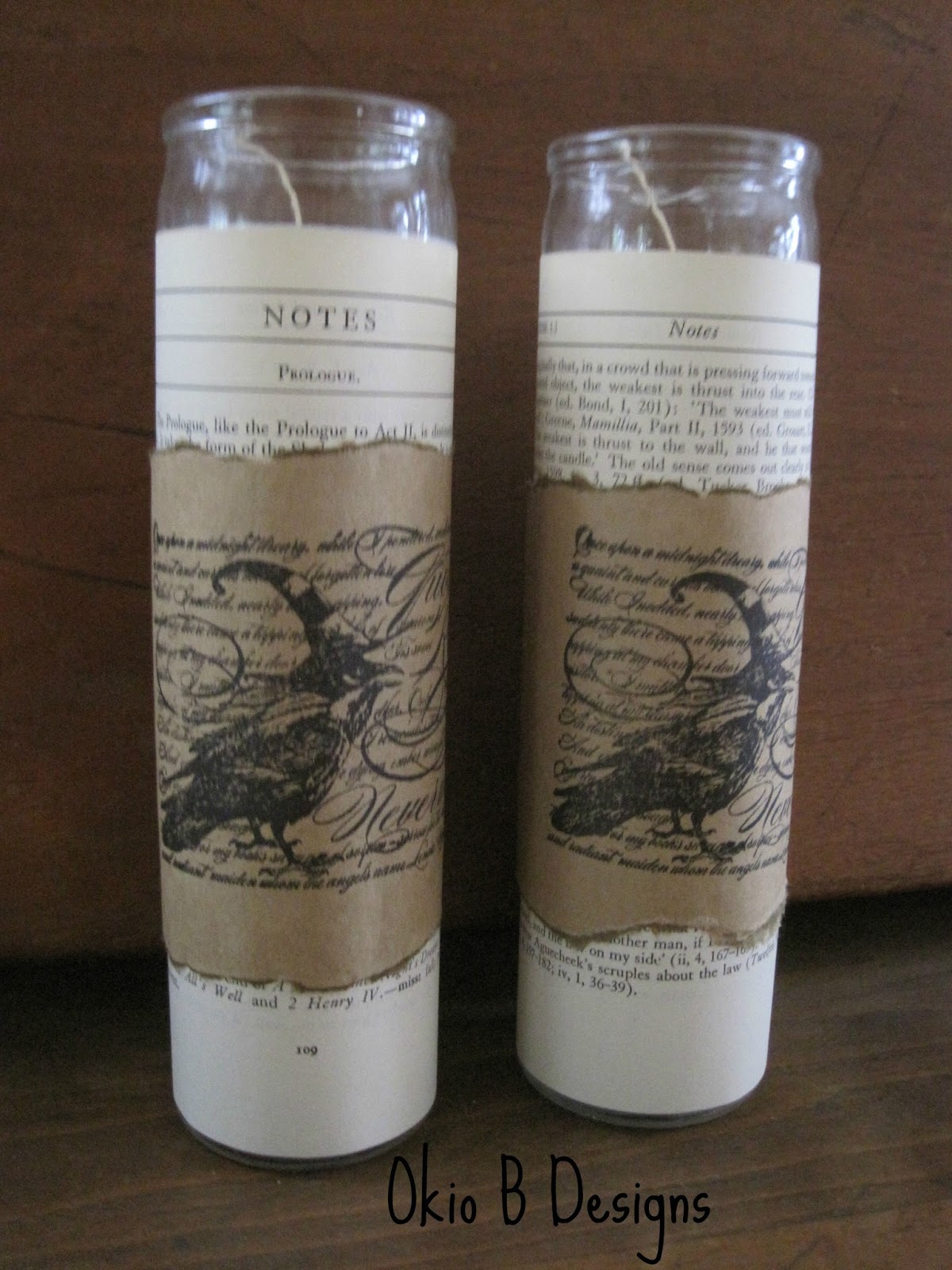 Spooky Dollar Store Prayer Candles Okio B Designs
