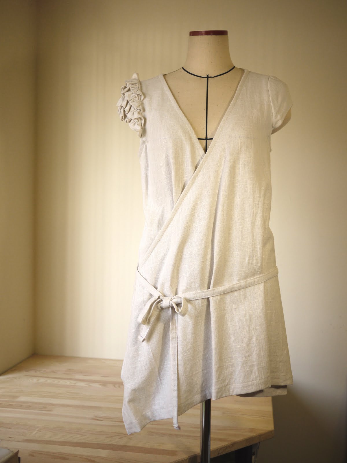 Original Functional Vegan Handmade Bag Original Handmade Linen Dress