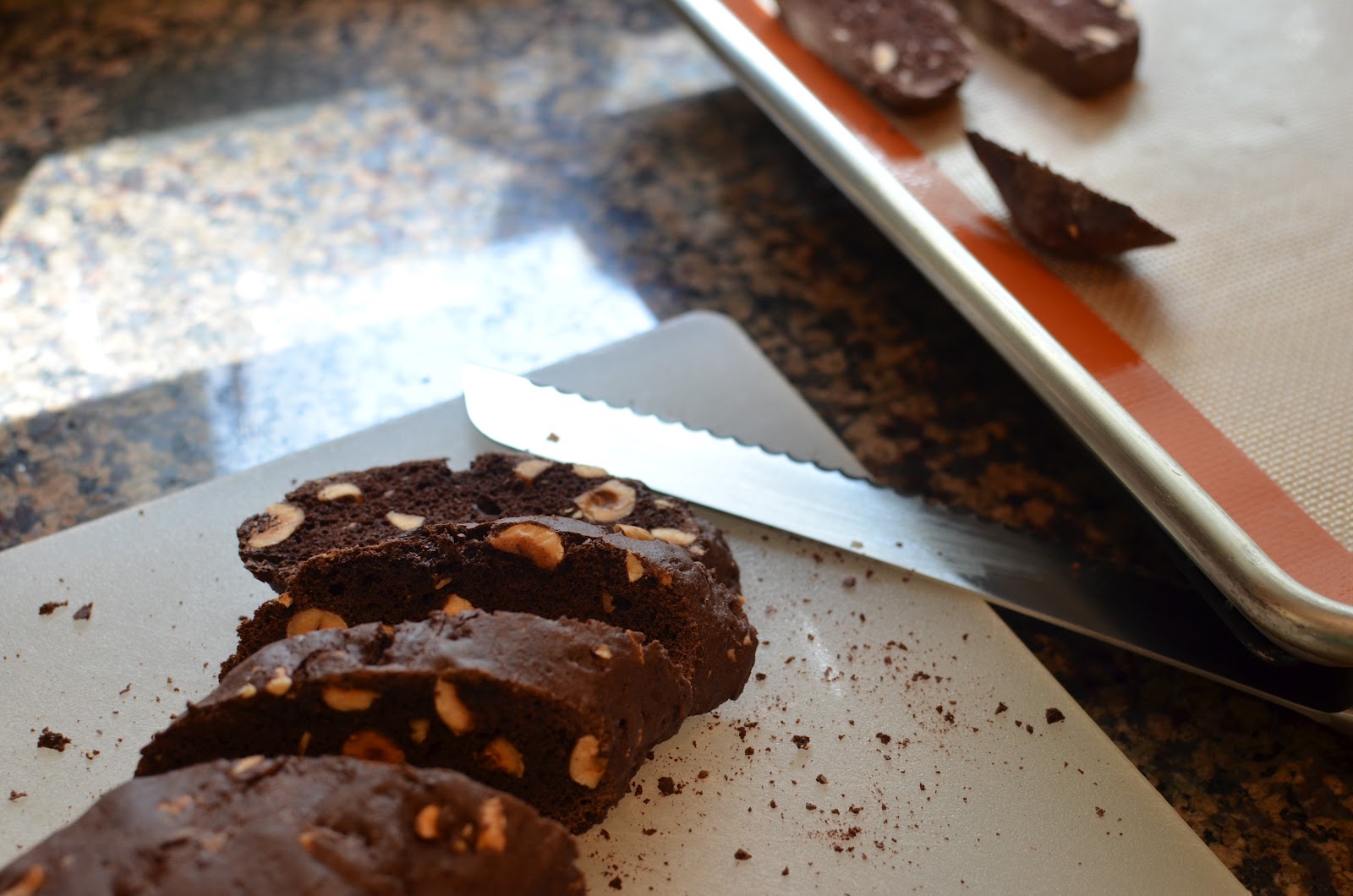 Playing with Flour Chocolatehazelnut biscotti