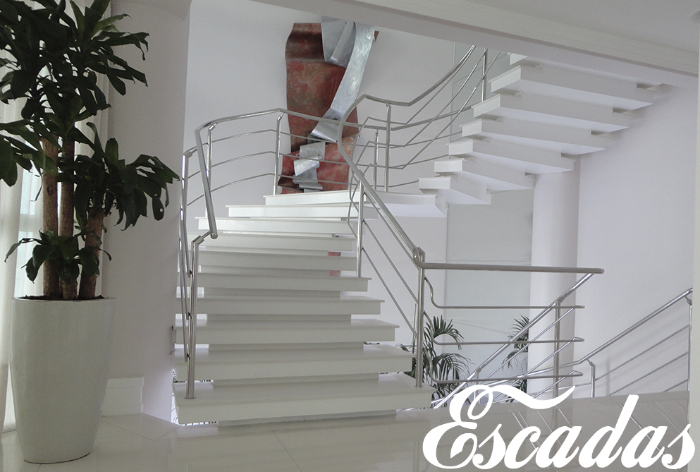 Resultado de imagem para escada de 2 lances  Stairs design modern, House  stairs, Stairs design