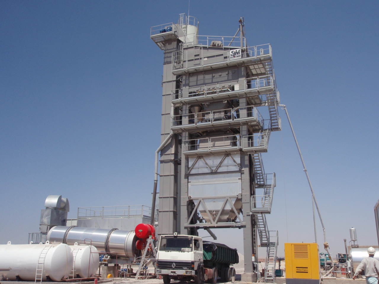 Murshed Jewel Asphalt plant (SIM ammann S.p.A.) in Algiria