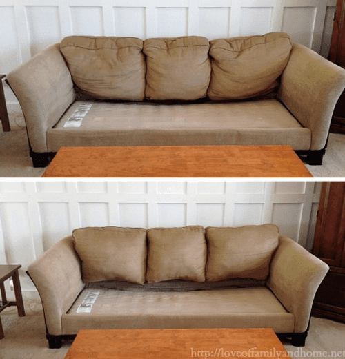 How to Make Your Lumpy Couch Look Like New Handy DIY