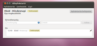 Ubuntu Időnyilvántartó.