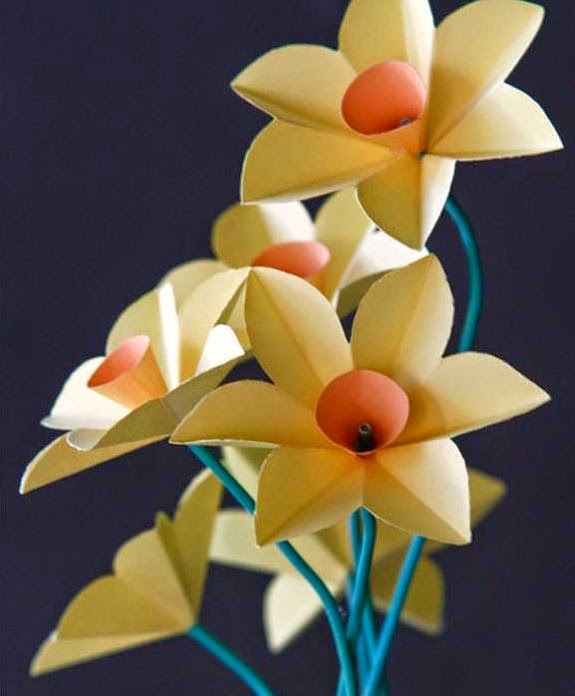 DIY Paper Daffodils The Idea King
