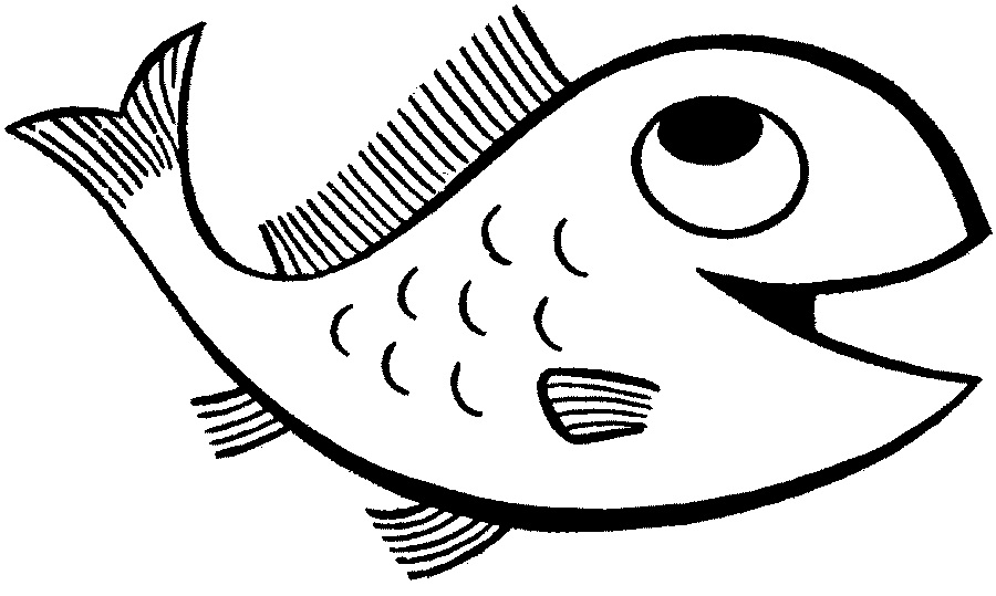 Cartoon Fish Outline