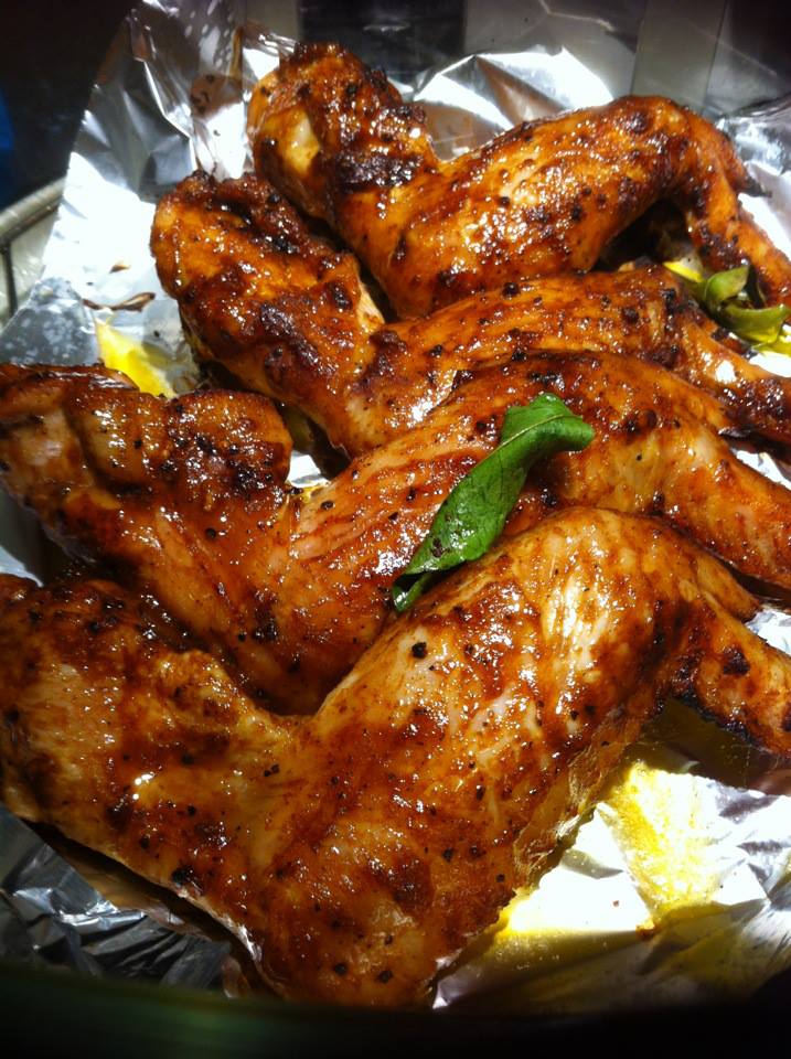 Busy Mum Cooking Grill Black Pepper Chicken Wing 烧烤黑椒鸡翅