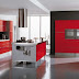 American kitchens decorated in red 2013