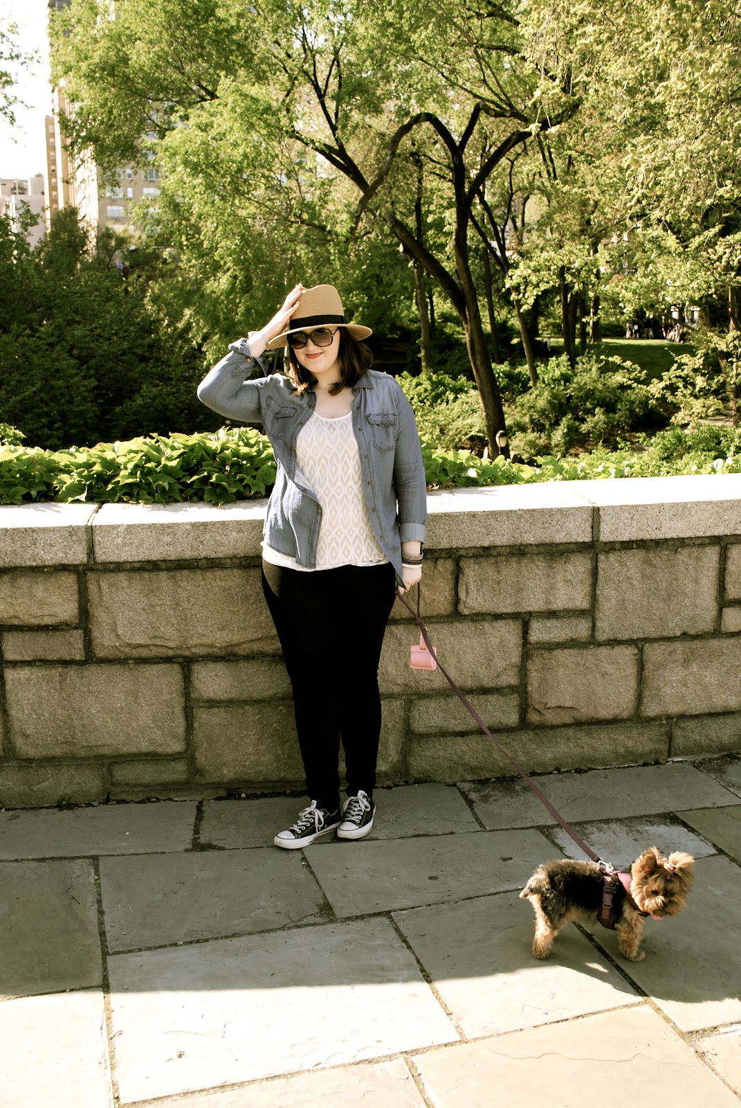Sisters in the NYC Trend of The Week Straw Hats