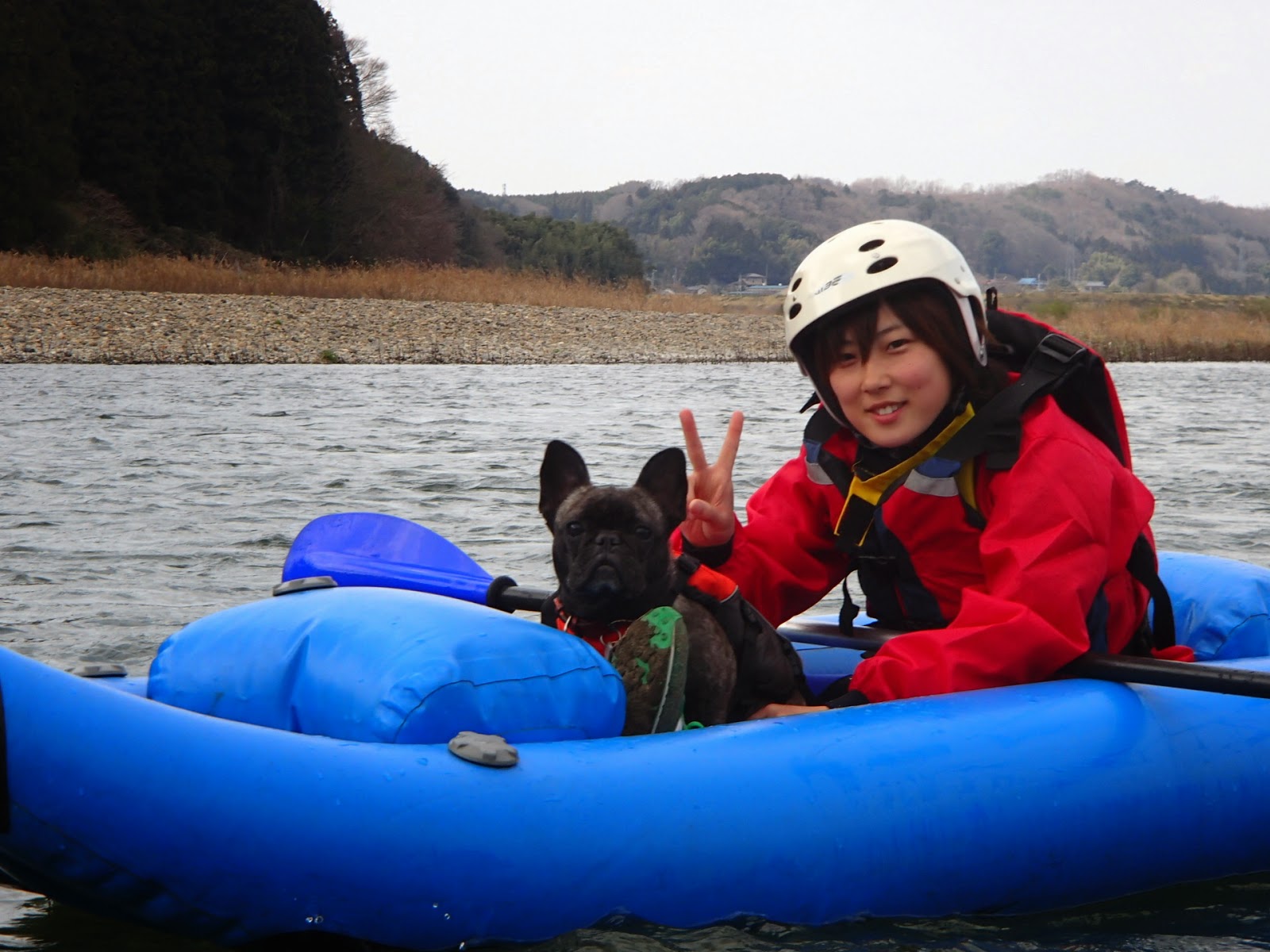 日光那須アウトドアサービス 栃木カヤックセンターブログ 犬と一緒の那珂川カヌーツーリング 栃木カヤックセンター