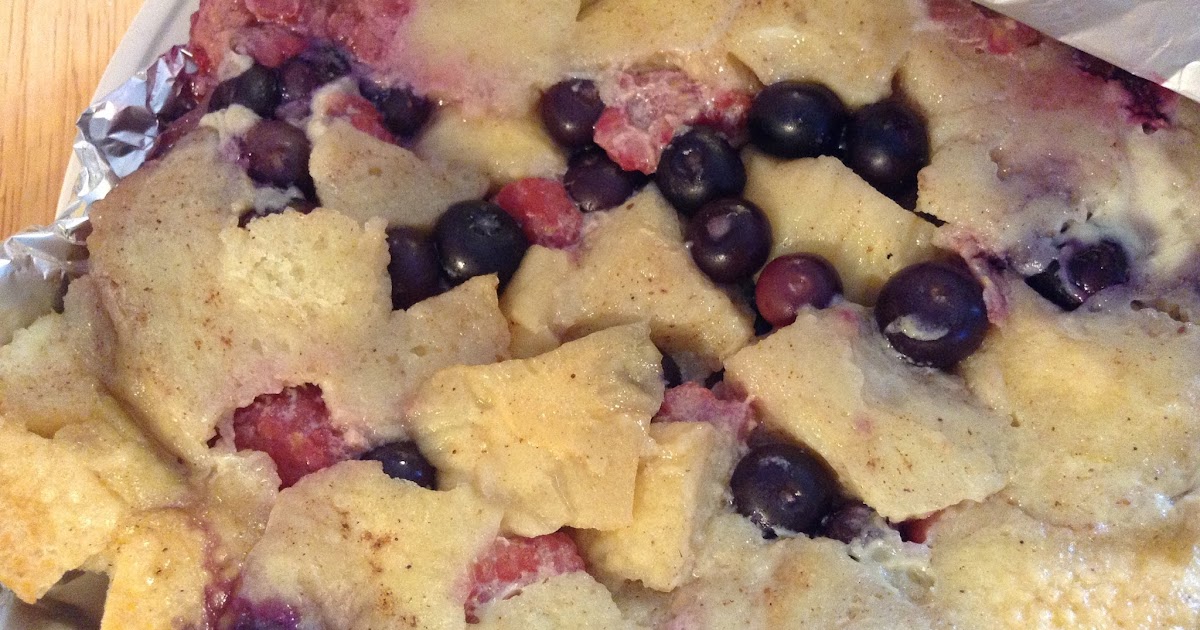 Laura's Baking Talent Grilled Bread Pudding