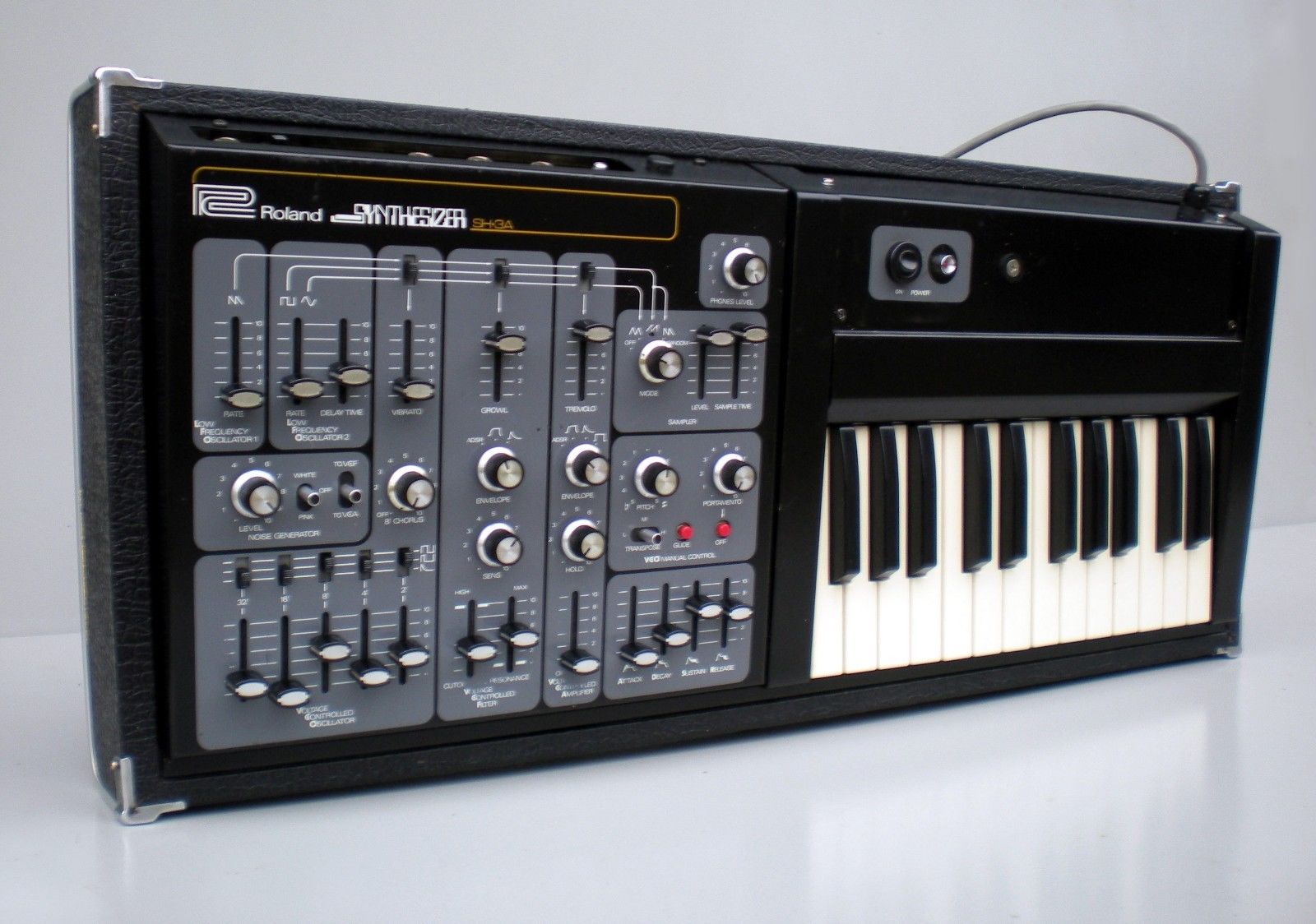 MATRIXSYNTH Custom 2 Octave Roland SH3A Monophonic Synthesizer Keyboard