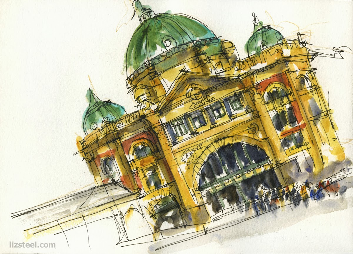 Urban Sketchers Australia My favourite building in Melbourne