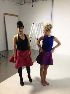 Foto | Sesión de video | faldas #efectolimon ;)) - Roser Amills, escritora mallorquina