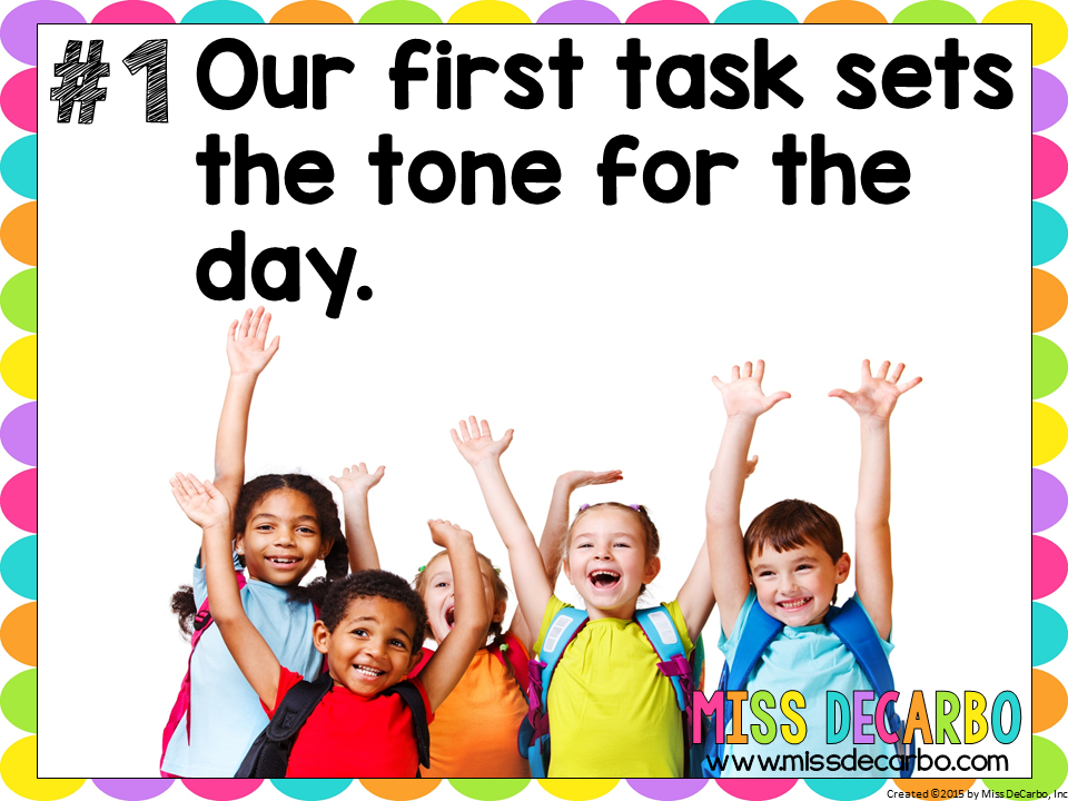 Is Your Morning Work Making Kids THINK? - Miss DeCarbo