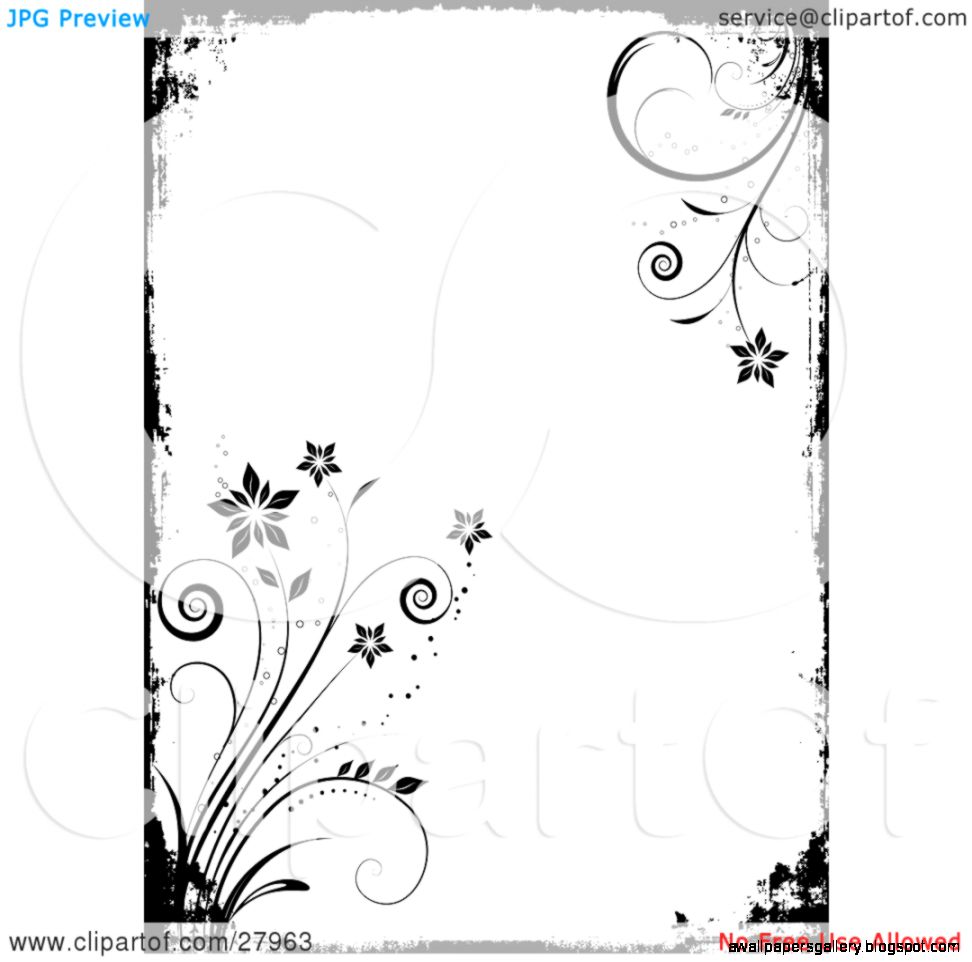 Black and White Border Clip Art Black and White Border Clip Art