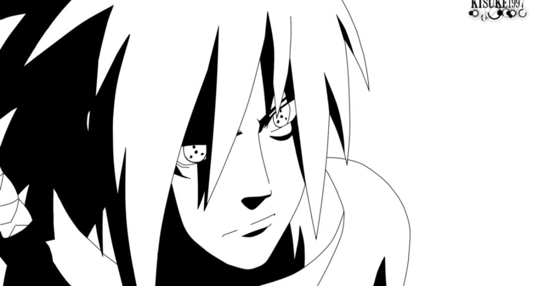 Black And White Madara Uchiha | Mega Wallpapers