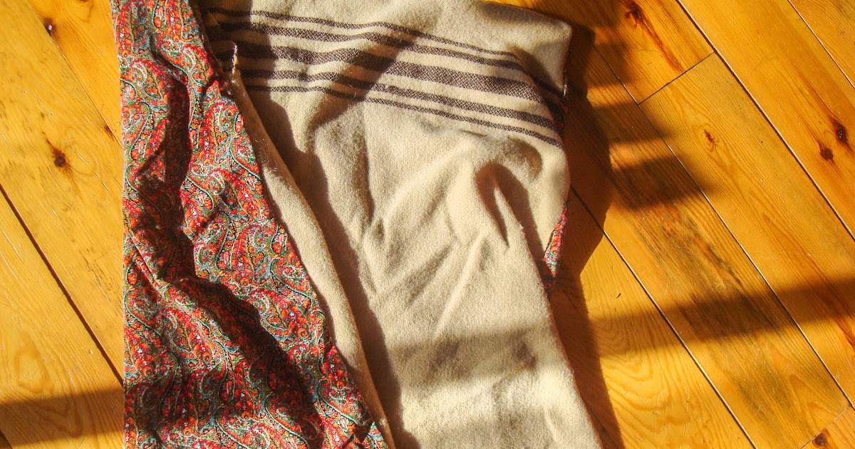 I Built a Quilt! Woolskirt Blanket