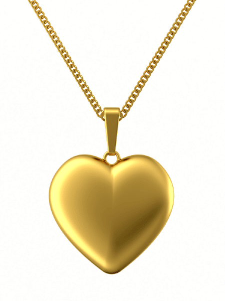 Heart on a Gold Chain