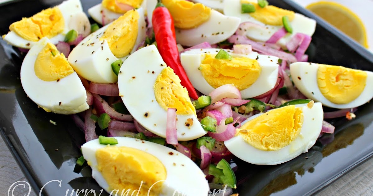 Kitchen Simmer Onion and Chili Salad with Egg Wedges