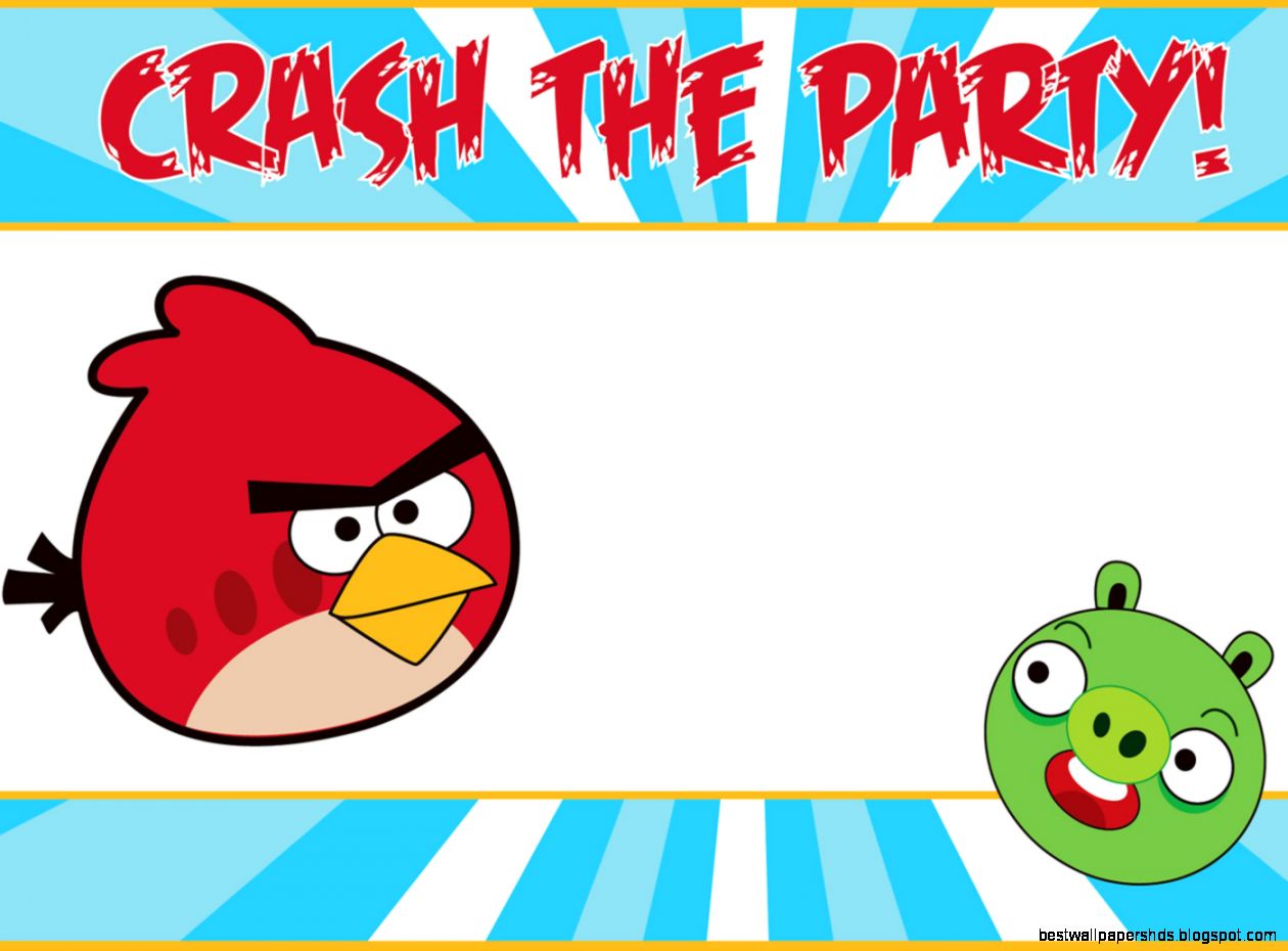 Free Printable Angry Birds Party Invitations Angry Birds 365 Free Printable Angry Birds Party Invitations Angry Birds 365