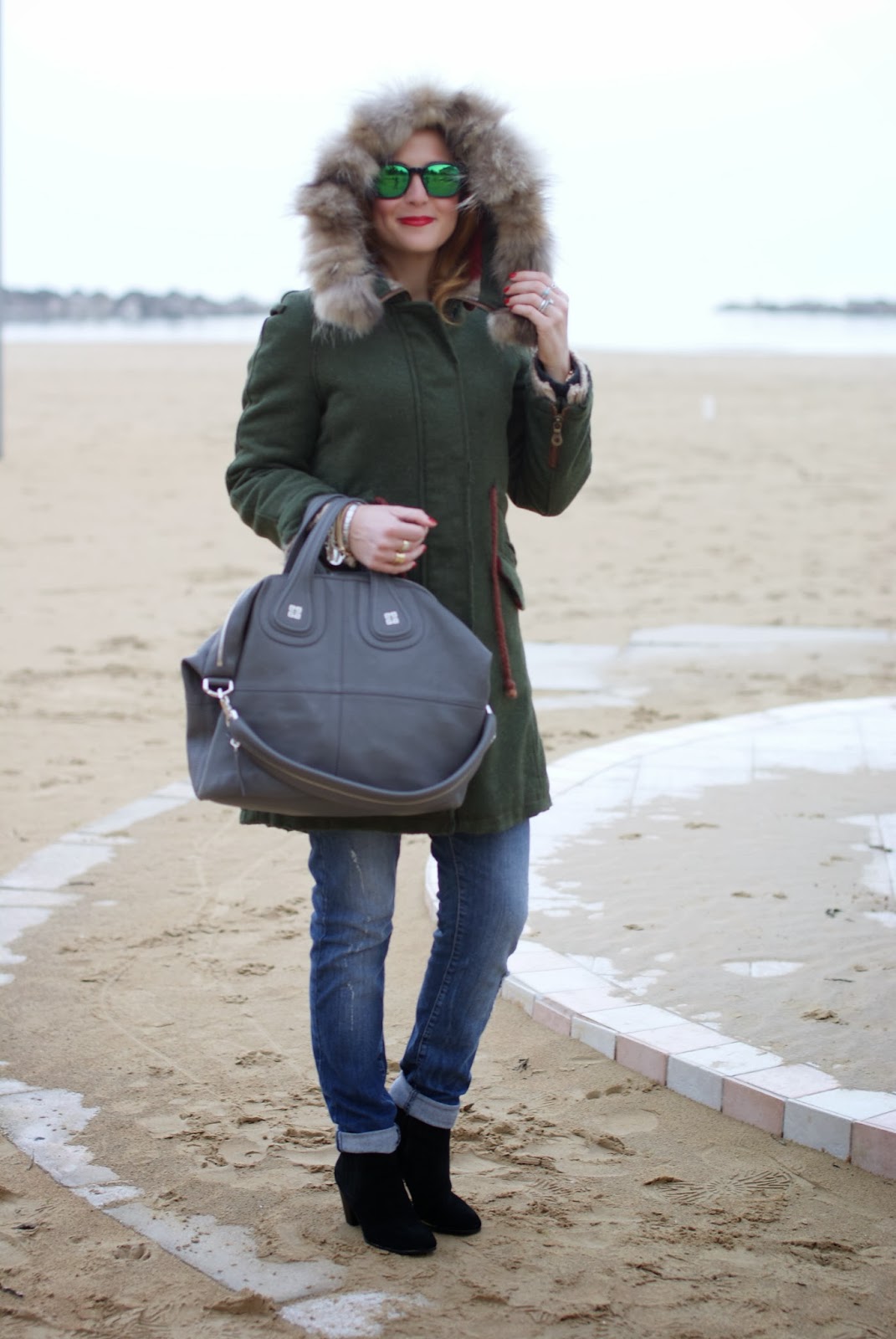Gamp parka, Givenchy Nightingale bag, Fashion and Cookies, fashion blogger