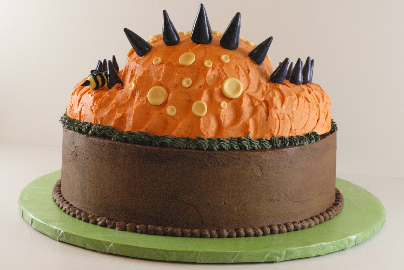Night Baking 5th Birthday Chocolate Dinosaur Cake