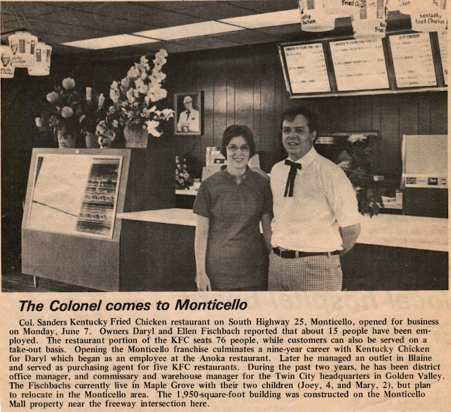 Kentucky Fried Chicken Monticello, MN