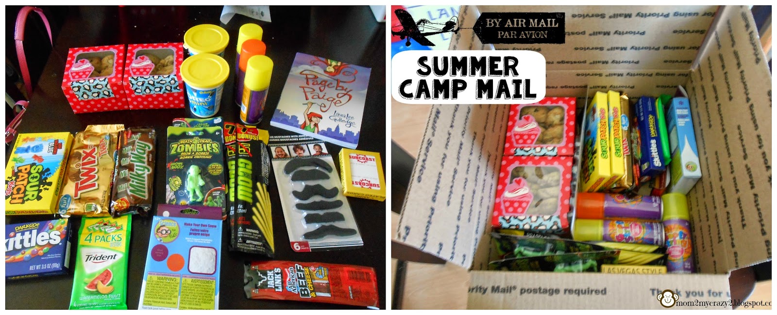Camp Care Package Ideas Examples and Forms