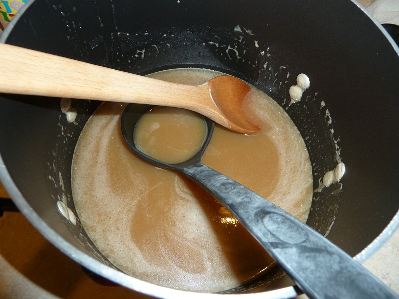 Tomatoes for Apples Caramel Apple Bread Pudding with Buttermilk Syrup