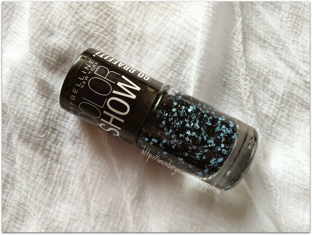 Maybelline Color Show Go Graffiti- Blue Beats: Review, Price, NOTD