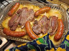 Lamb, Sausage & Potatoes St. Jacut-de-la-Mer