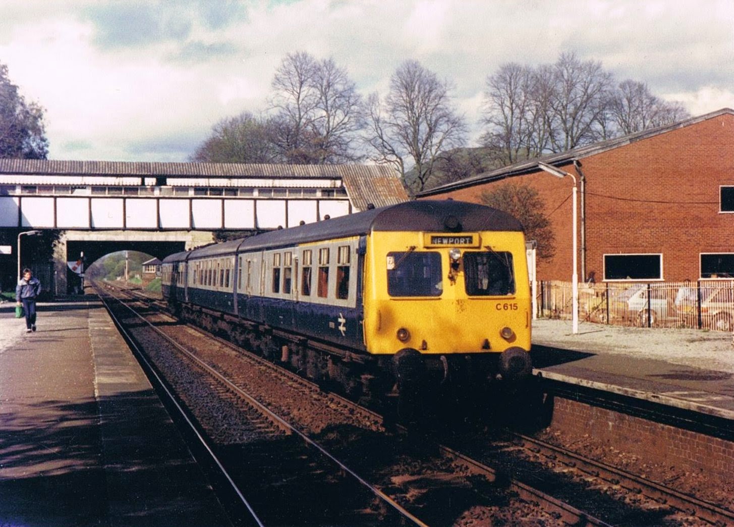 the rail thing Church Stretton 1986